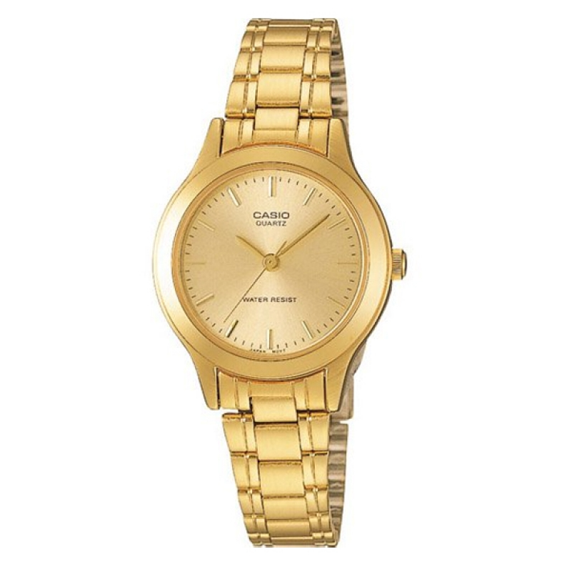 Casio LTP-1128N-9A Golden Ladies Women's Watch Dress Watch